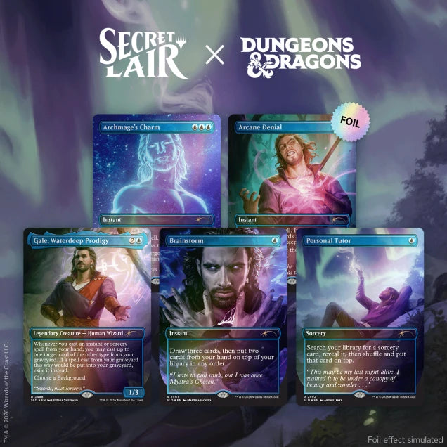 Magic the Gathering - Secret Lair x Dungeons & Dragons - Gale’s Ambition - Traditional Foil