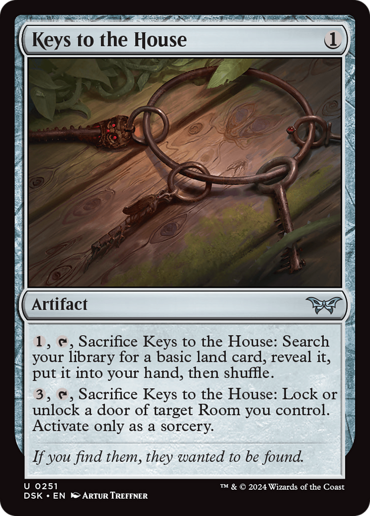Keys to the House (DSK-251) - Duskmourn: House of Horror Foil