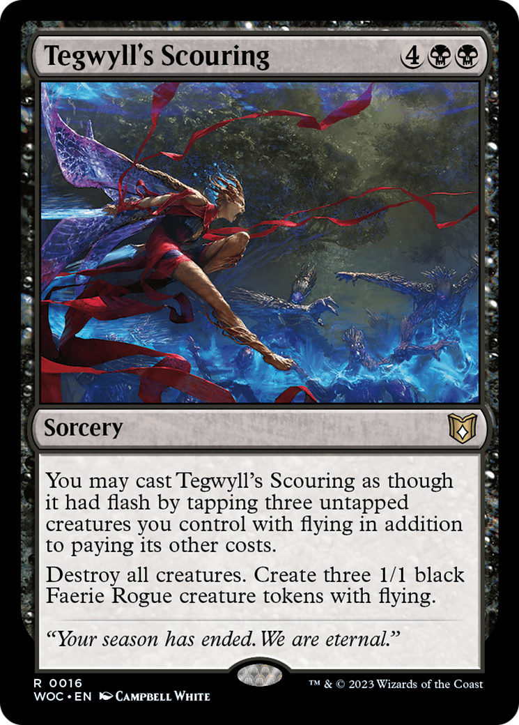 Tegwyll's Scouring (WOC-016) - Wilds of Eldraine Commander