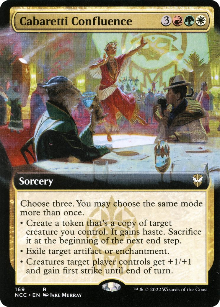 Cabaretti Confluence (Extended Art) (NCC-169) - New Capenna Commander: (Extended Art)