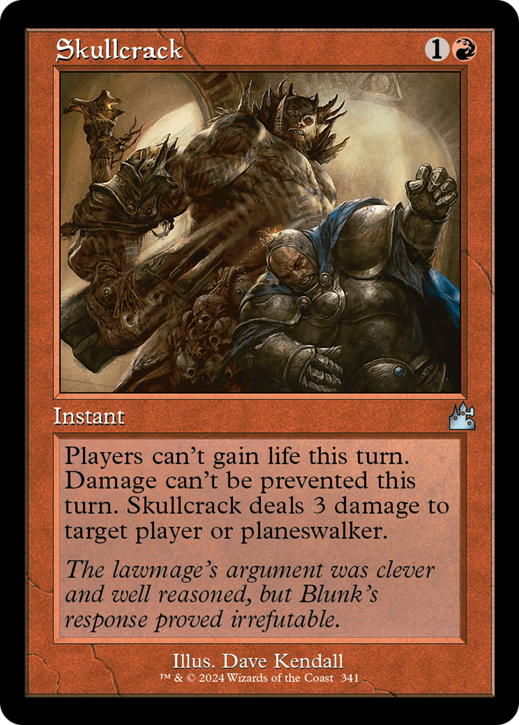 Skullcrack (Retro Frame) (RVR-341) - Ravnica Remastered Foil