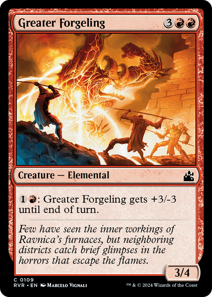 Greater Forgeling (RVR-109) - Ravnica Remastered Foil
