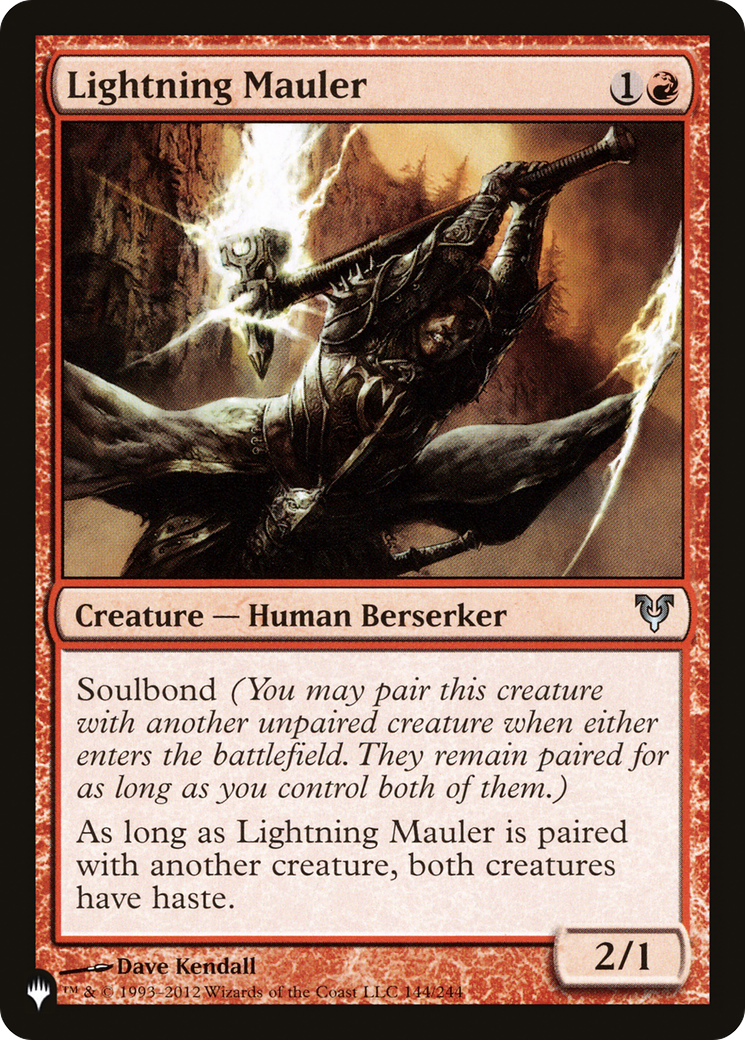 Lightning Mauler (LIST-144/244) - The List