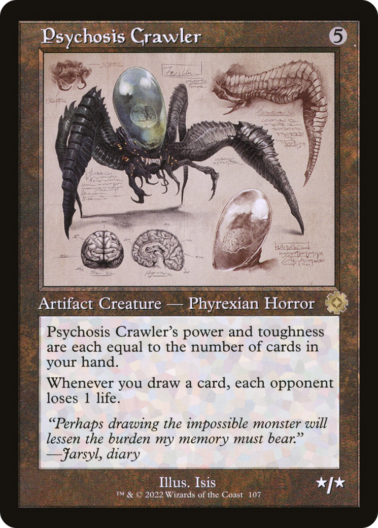 Psychosis Crawler (Schematic) (BRR-107) - The Brothers' War Retro Artifacts