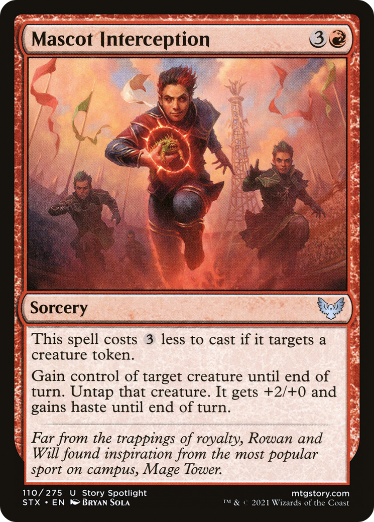 Mascot Interception (STX-110) - Strixhaven: School of Mages Foil