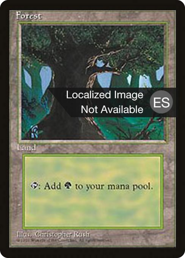 Forest (C) (4BB-378) - Fourth Edition Foreign Black Border