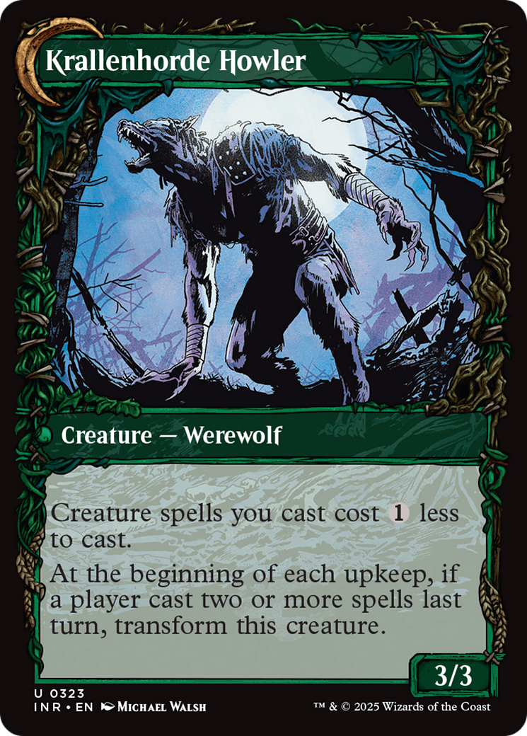 Duskwatch Recruiter // Krallenhorde Howler (INR-323) - Innistrad Remastered: (Showcase) Foil