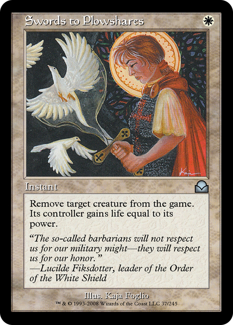 Swords to Plowshares (ME2-037) - Masters Edition II Foil