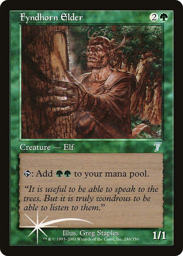 Fyndhorn Elder (7ED-246) - 7th Edition