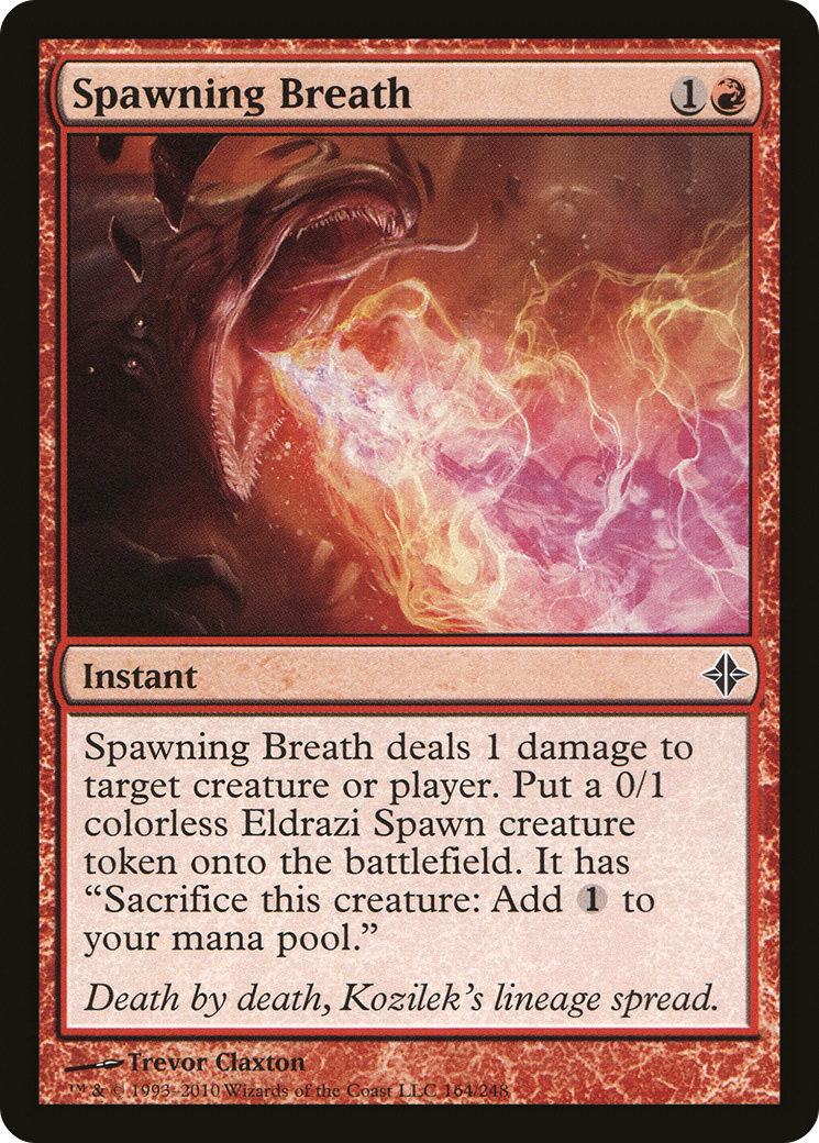 Spawning Breath (ROE-164) - Rise of the Eldrazi Foil