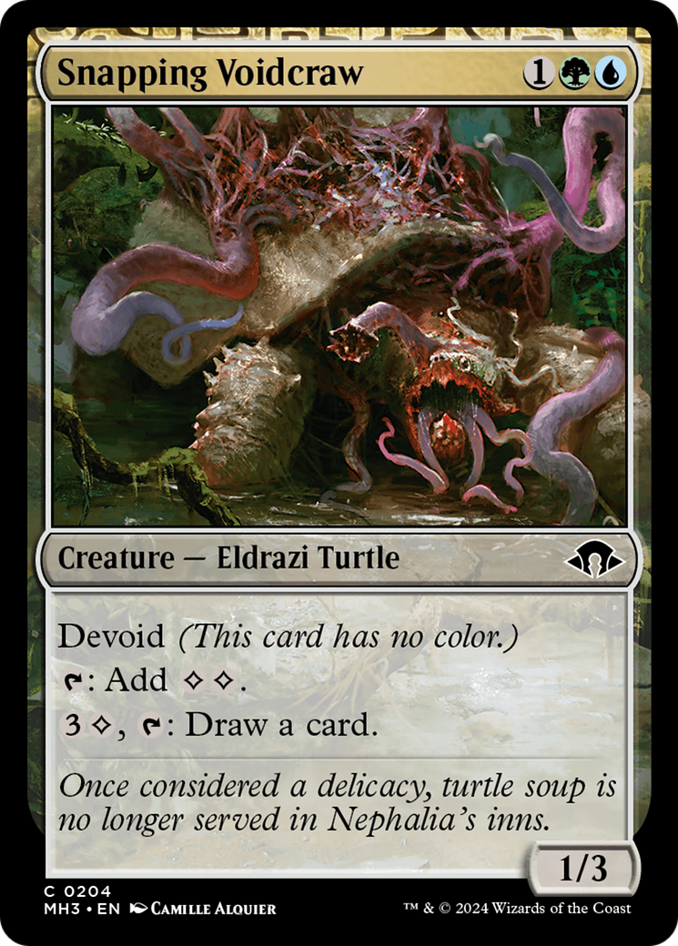 Snapping Voidcraw (MH3-204) - Modern Horizons 3: (devoid) Foil