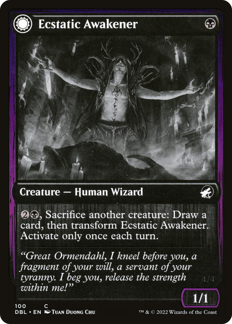 Ecstatic Awakener (DBL-100) - Innistrad: Double Feature: (Double Faced Transform)