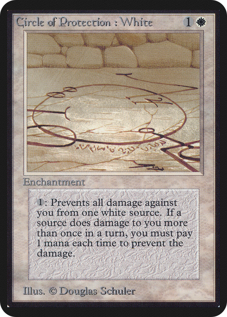 Circle of Protection: White (LEA-13) - Limited Edition Alpha