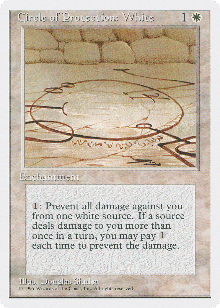 Circle of Protection: White (4ED-18) - Fourth Edition