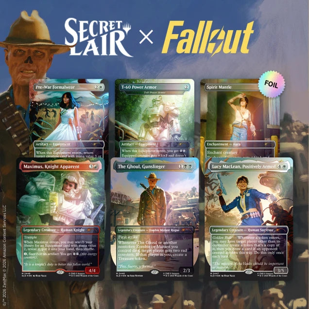 Magic the Gathering - Secret Lair x Fallout - Beyond Vault 33 - Traditional Foil