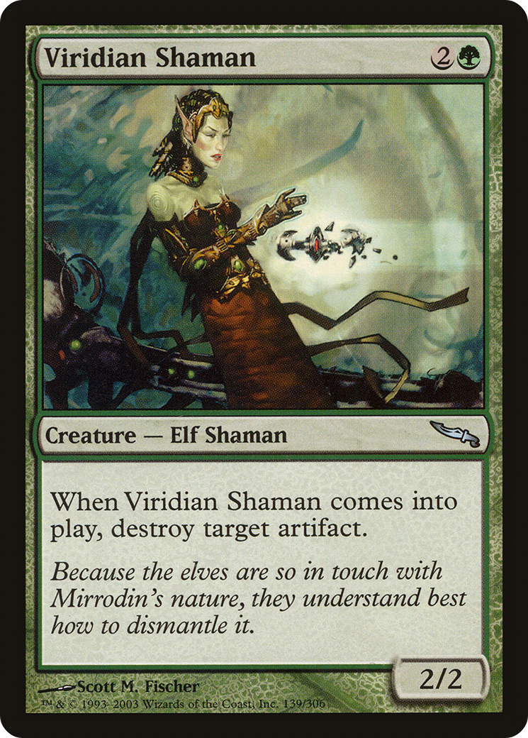 Viridian Shaman (MRD-139) - Mirrodin