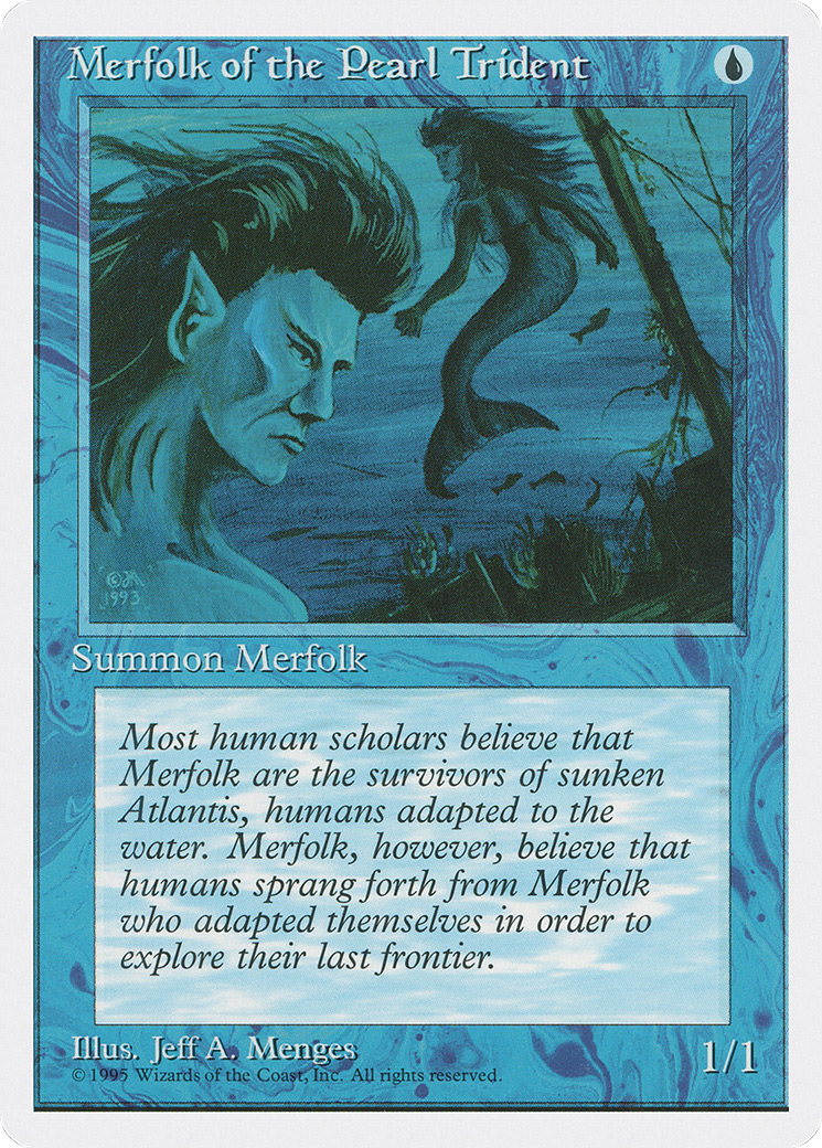 Merfolk of the Pearl Trident (4ED-86) - Fourth Edition