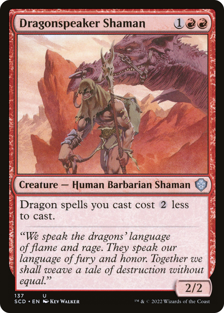 Dragonspeaker Shaman (SCD-137) - Starter Commander Decks
