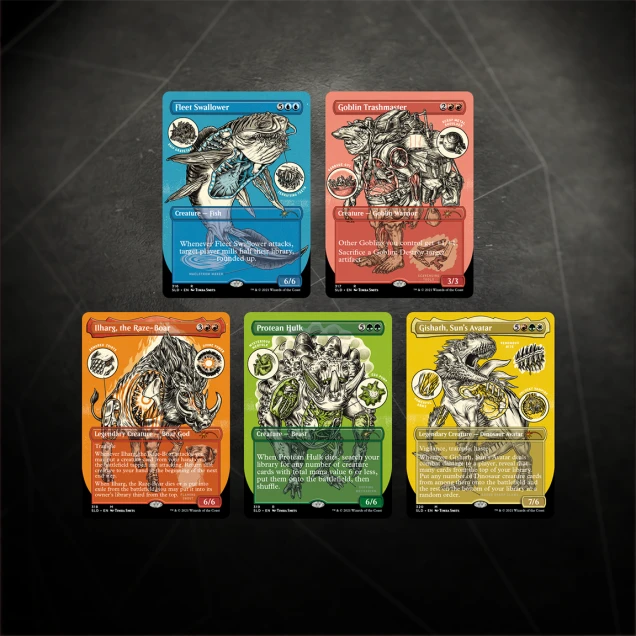 Magic the Gathering - Secret Lair -  Monster Anatomy 101 - Non-Foil