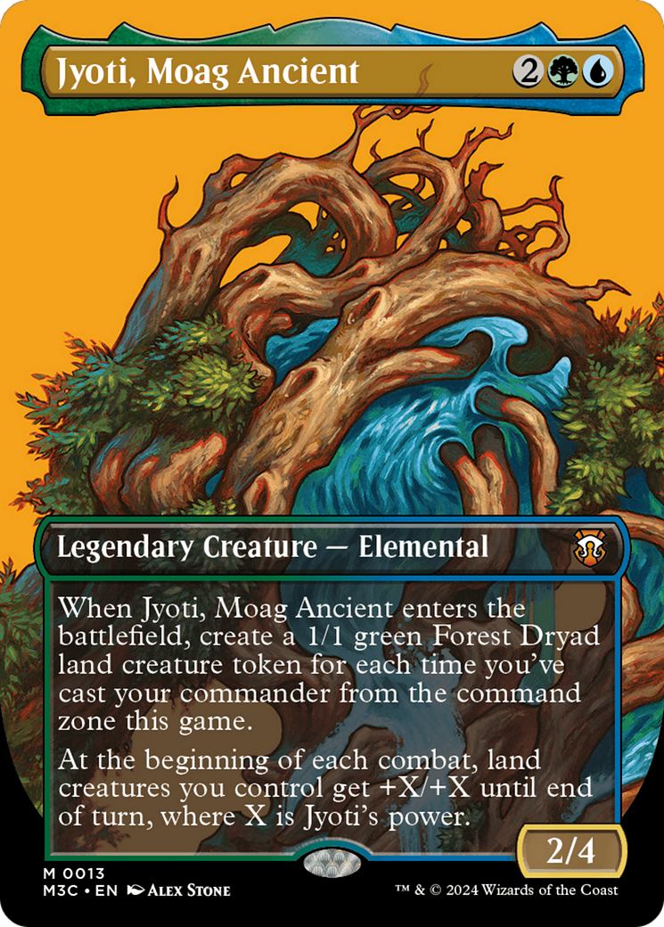 Jyoti, Moag Ancient (Borderless) (M3C-013) - Modern Horizons 3 Commander (Borderless)