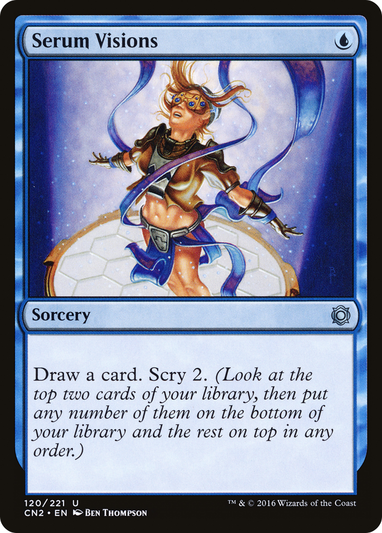 Serum Visions (CN2-120) - Conspiracy: Take the Crown Foil