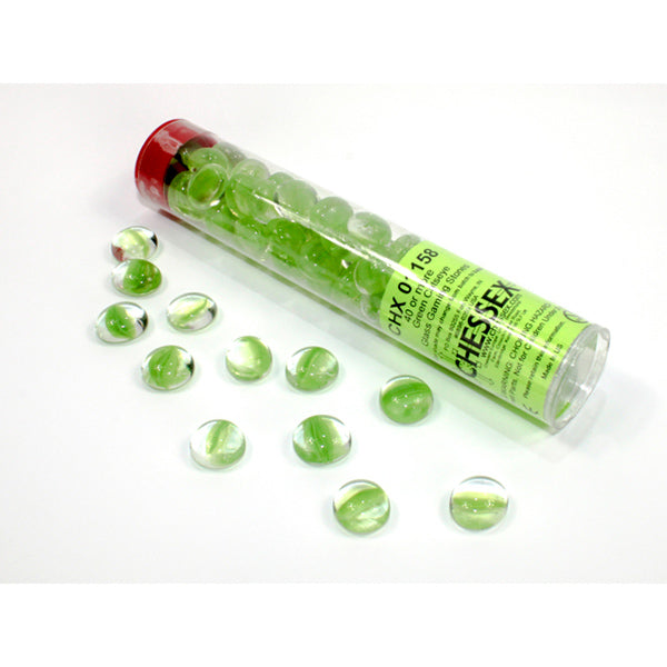 Glass Stones: Green Catseye
