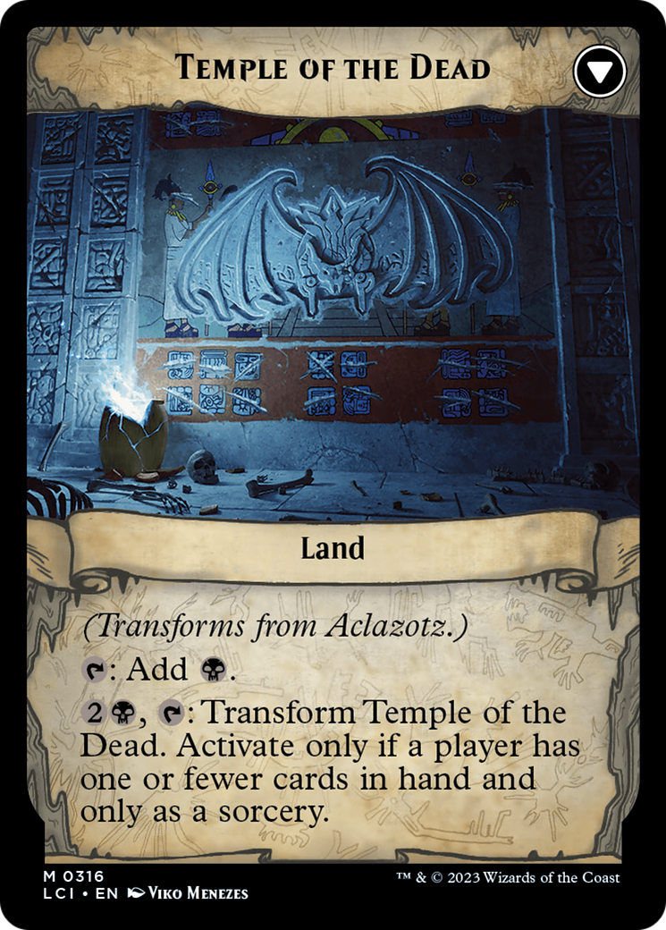 Aclazotz, Deepest Betrayal (Showcase) (LCI-316) - The Lost Caverns of Ixalan: (Showcase) Foil