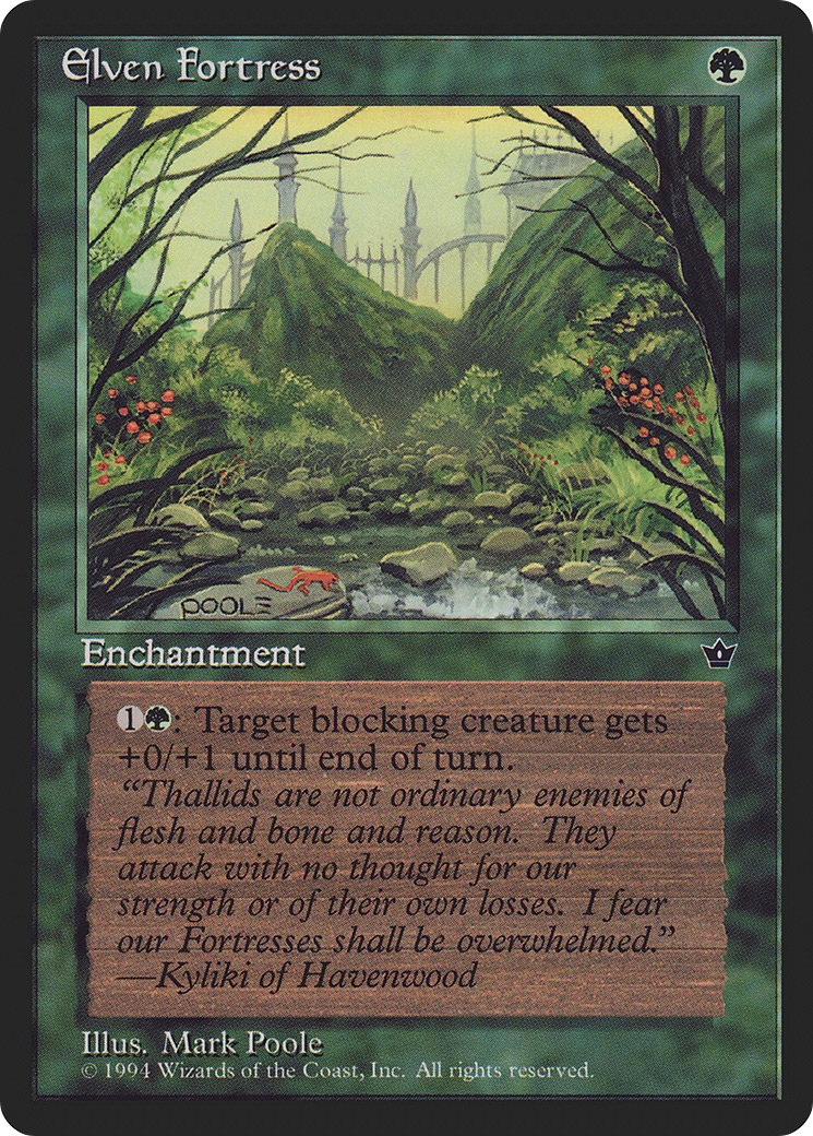 Elven Fortress (Poole) (FEM-65) - Fallen Empires
