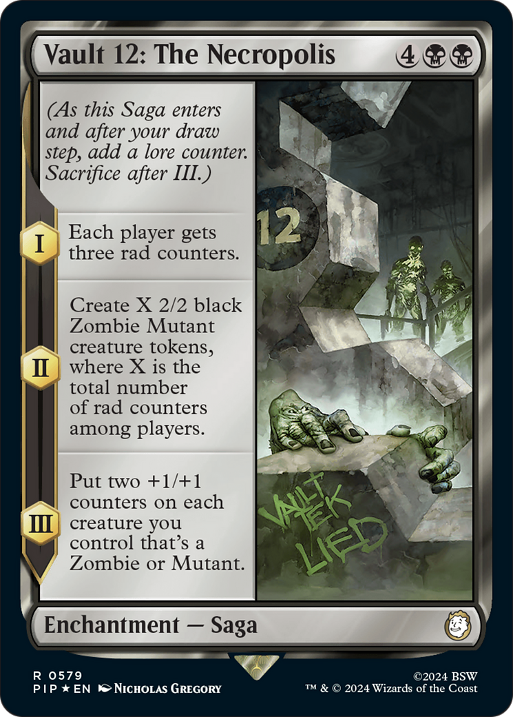 Vault 12: The Necropolis (Surge Foil) (PIP-579) - Fallout Foil