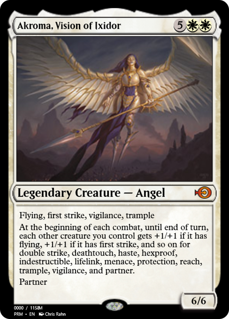 Akroma, Vision of Ixidor (PRM-86314) - Magic Online Promos Foil