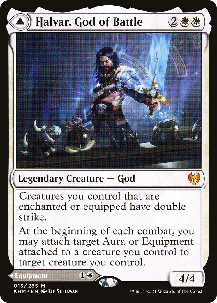 Halvar, God of Battle (KHM-015) - Kaldheim Foil