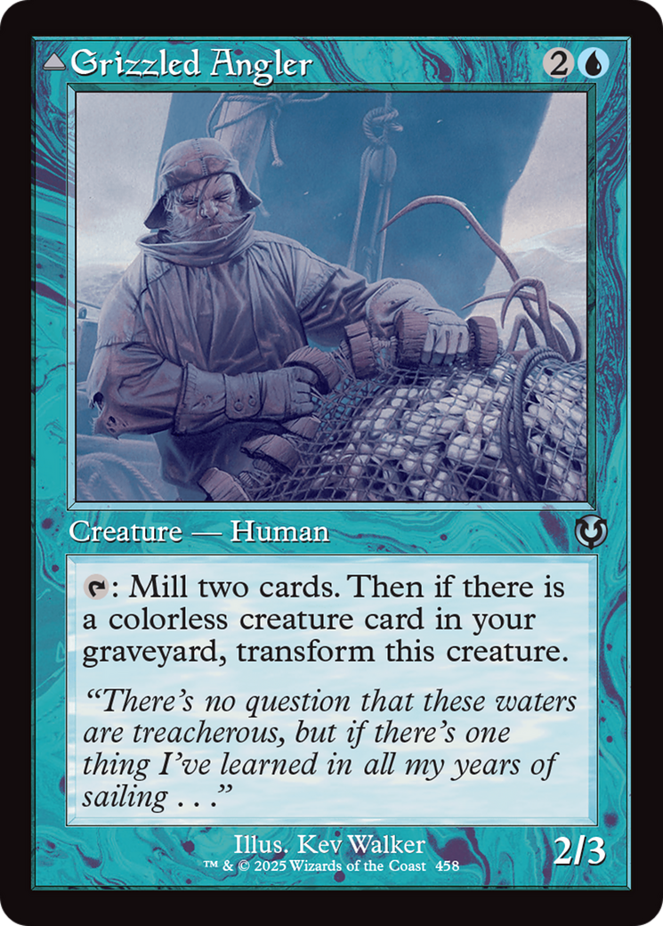 Grizzled Angler // Grisly Anglerfish (INR-458) - Innistrad Remastered