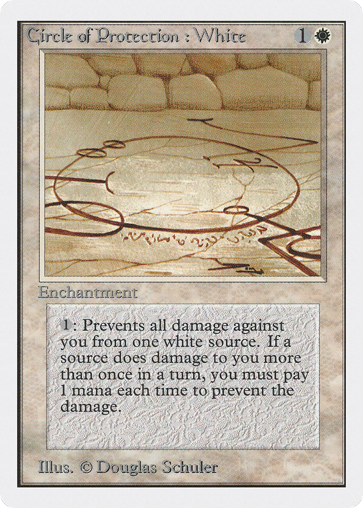 Circle of Protection: White (2ED-14) - Unlimited Edition