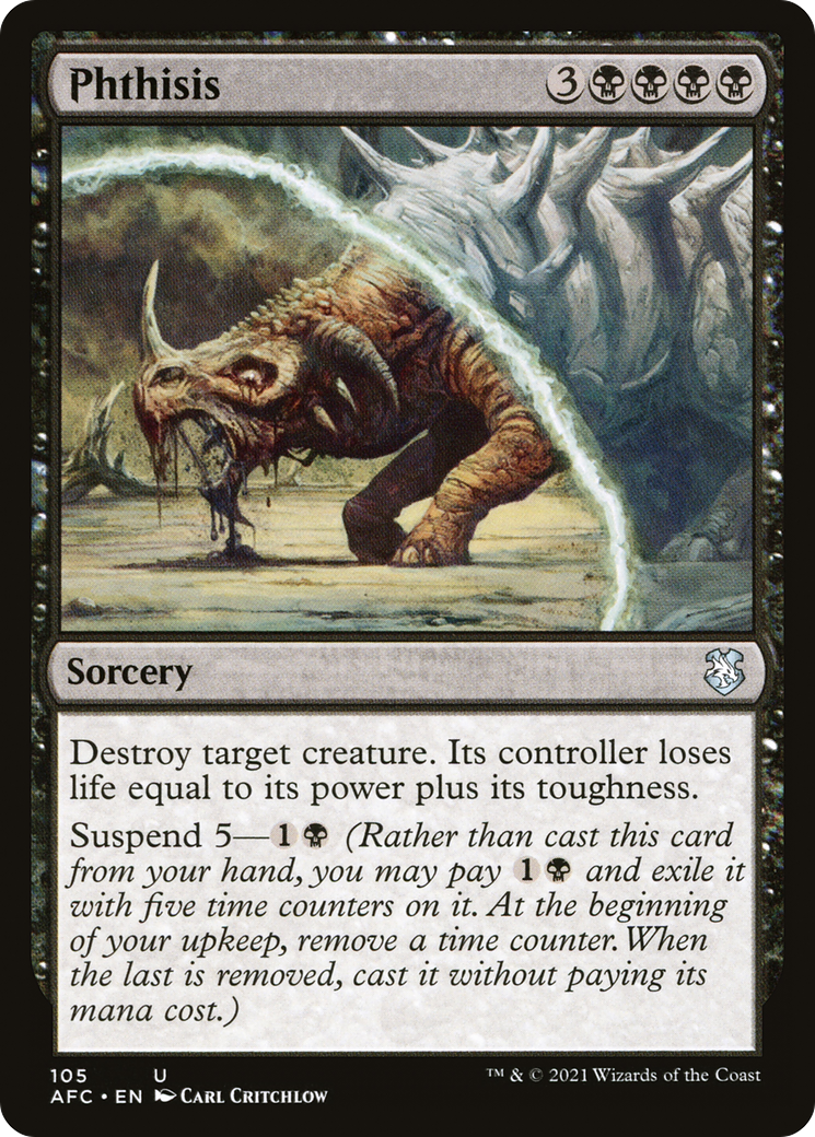 Phthisis (AFC-105) - Forgotten Realms Commander