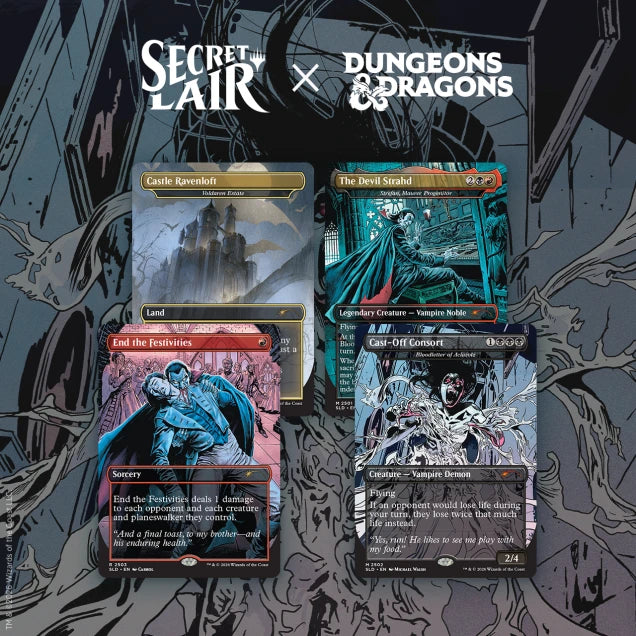 Magic the Gathering - Secret Lair x Dungeons & Dragons - Strahd’s Descent - Non-Foil