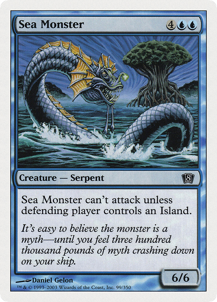 Sea Monster (8ED-099) - 8th Edition Foil