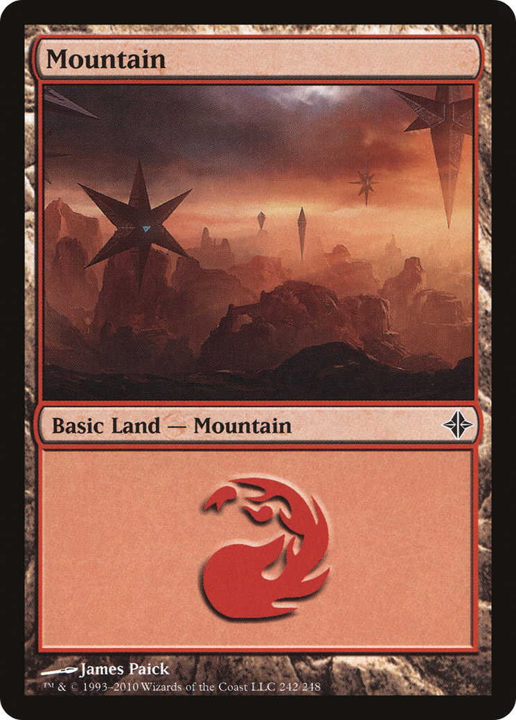 Mountain (242) (ROE-242) - Rise of the Eldrazi Foil