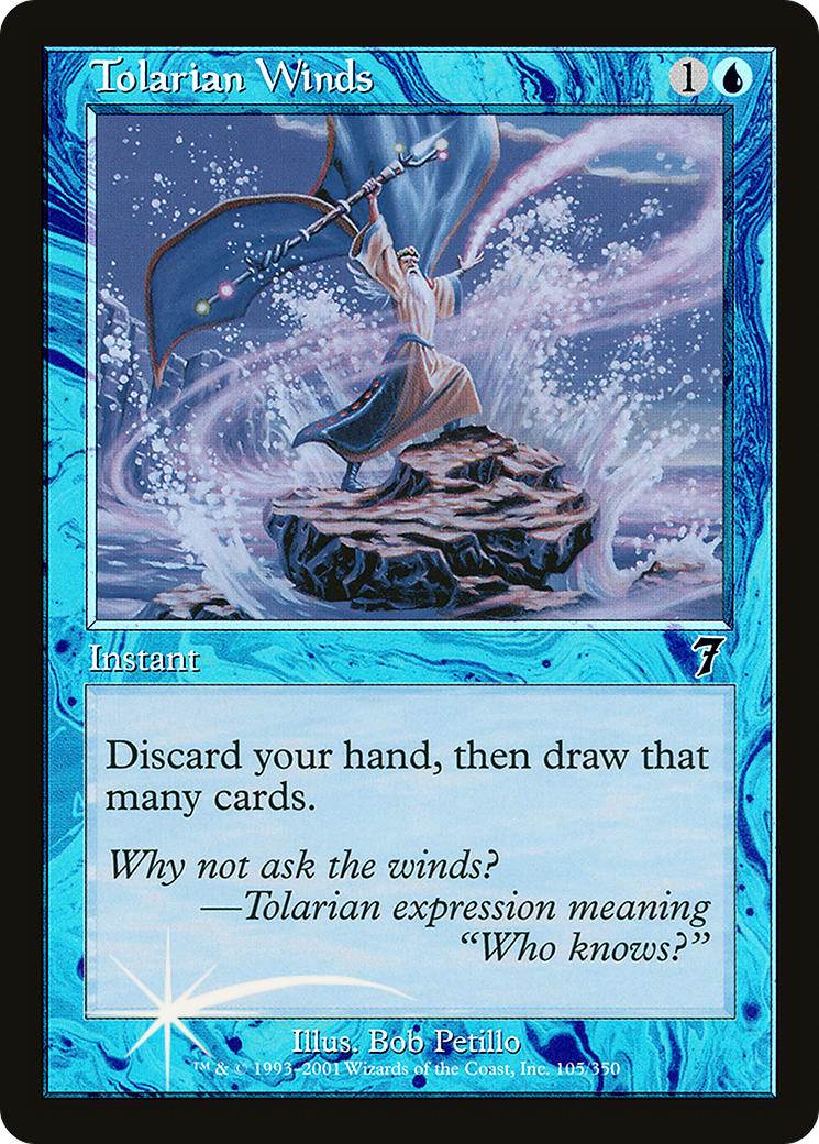 Tolarian Winds (7ED-105) - 7th Edition Foil