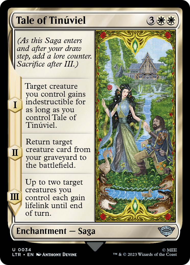 Tale of Tinúviel (LTR-034) - The Lord of the Rings: Tales of Middle-earth Foil