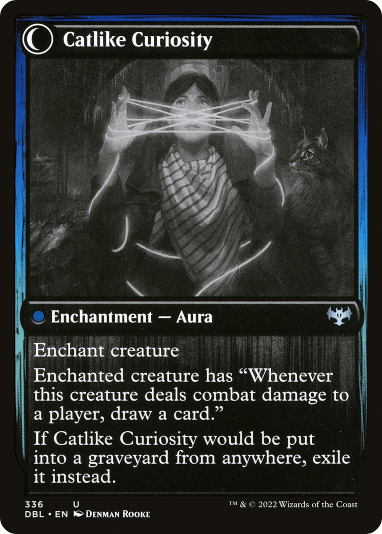 Mischievous Catgeist (DBL-336) - Innistrad: Double Feature: (Double Faced Transform)