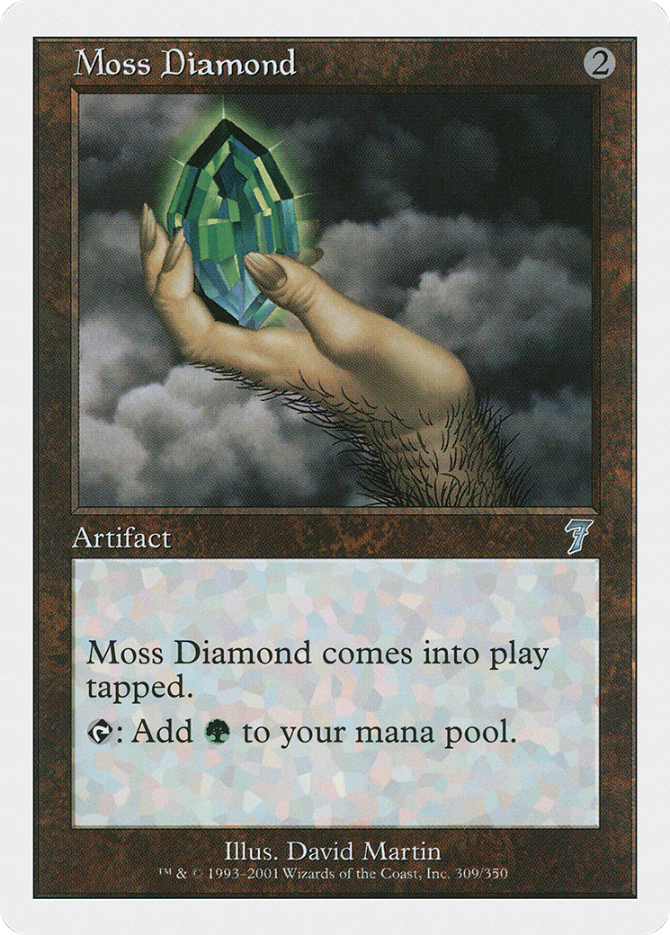 Moss Diamond (7ED-309) - 7th Edition Foil