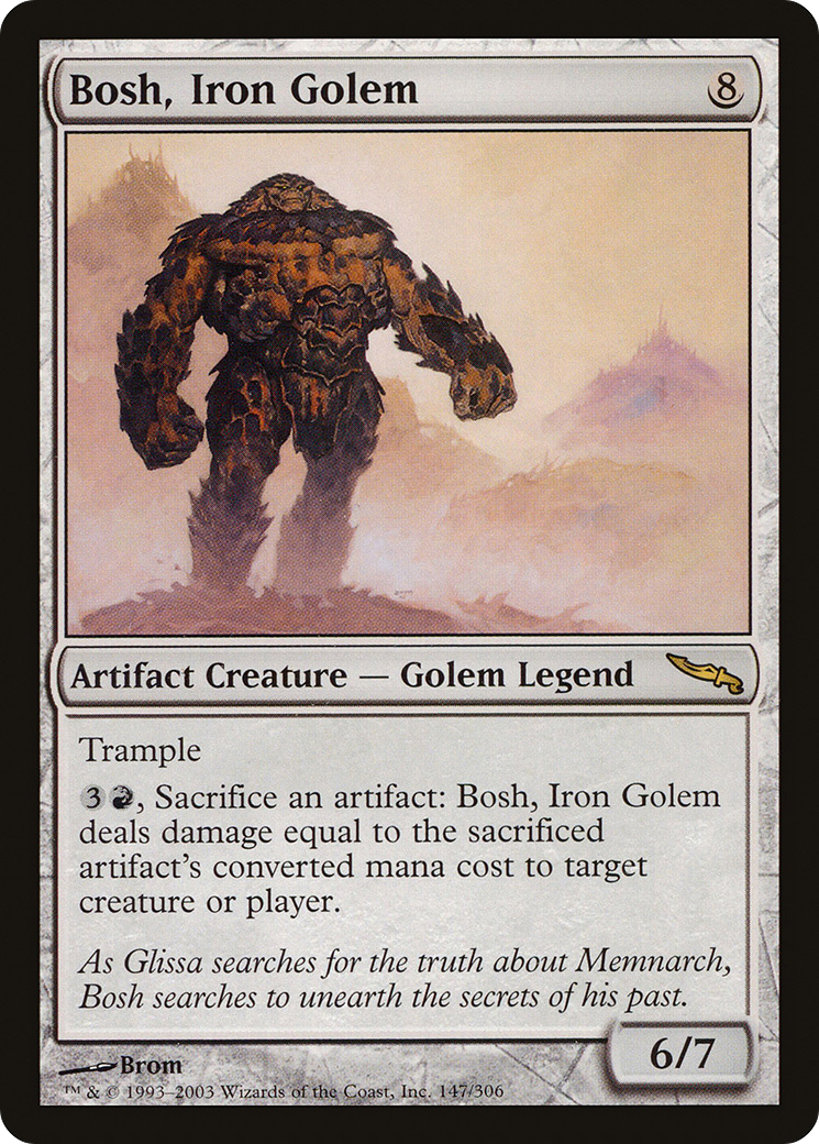 Bosh, Iron Golem (MRD-147) - Mirrodin