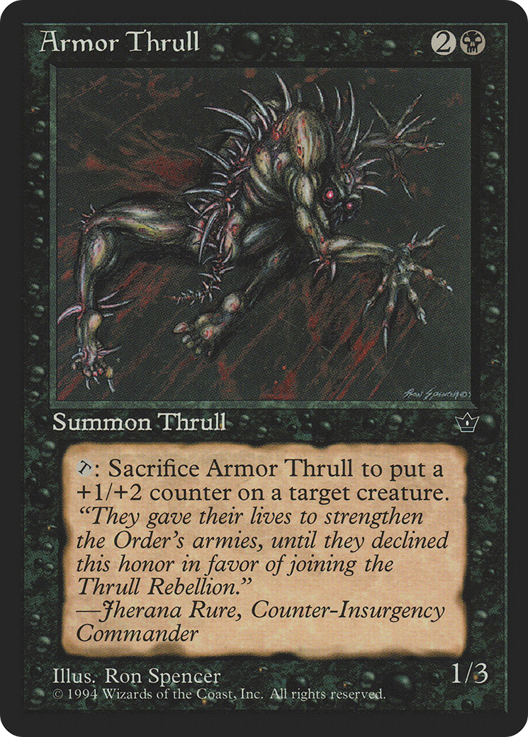 Armor Thrull (Spencer) (FEM-33) - Fallen Empires