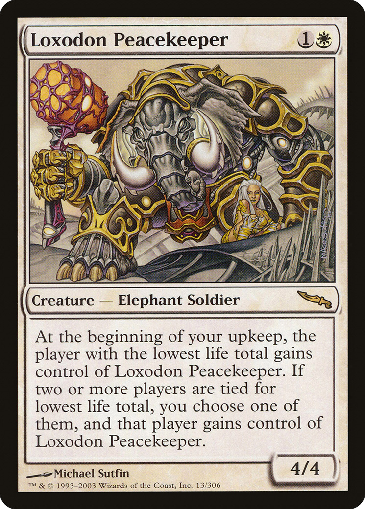Loxodon Peacekeeper (MRD-013) - Mirrodin