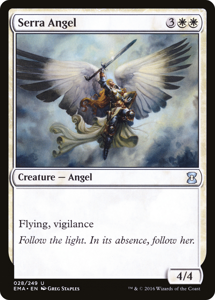 Serra Angel (EMA-028) - Eternal Masters Foil