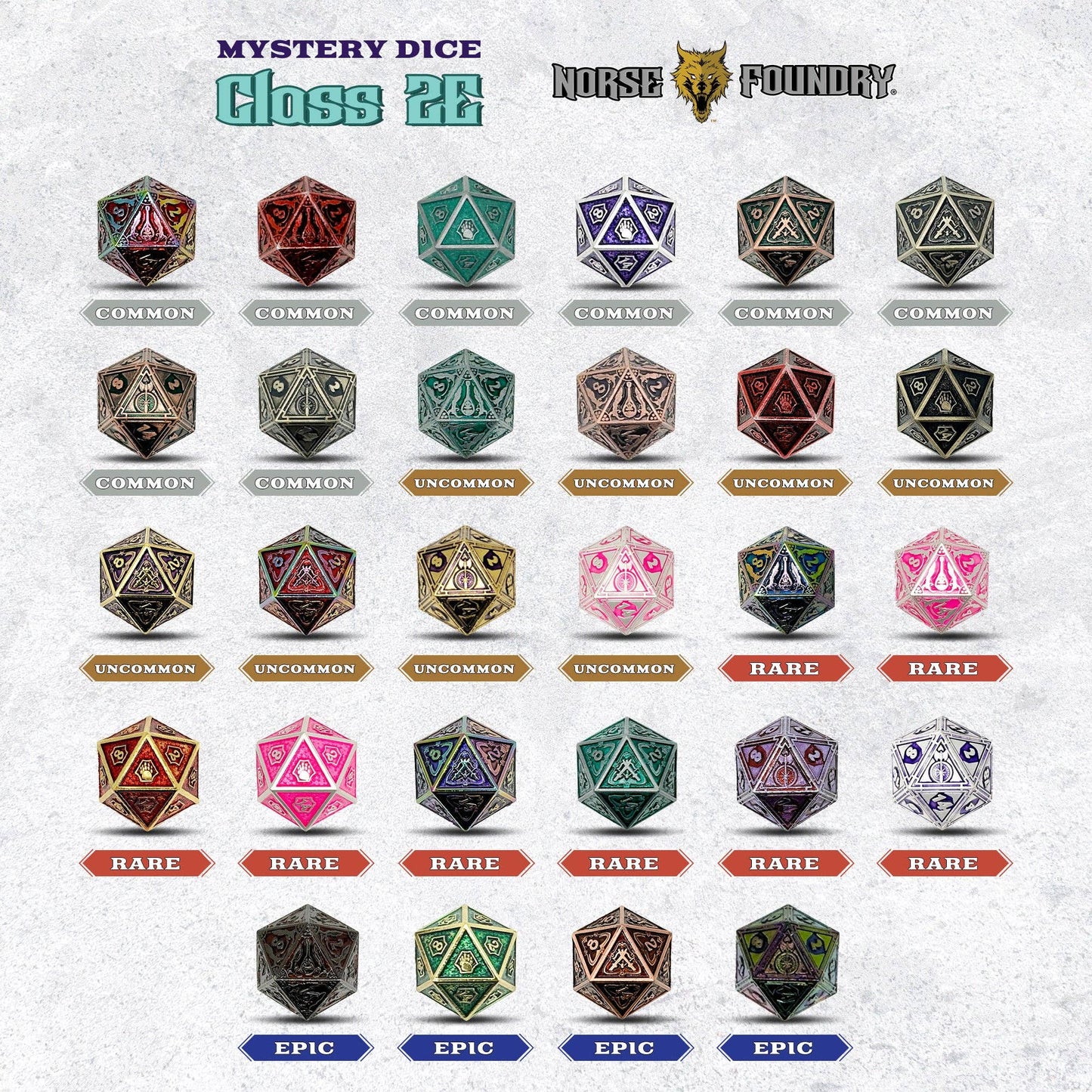 Mystery Dice 2nd Edition - Norsey Foundry