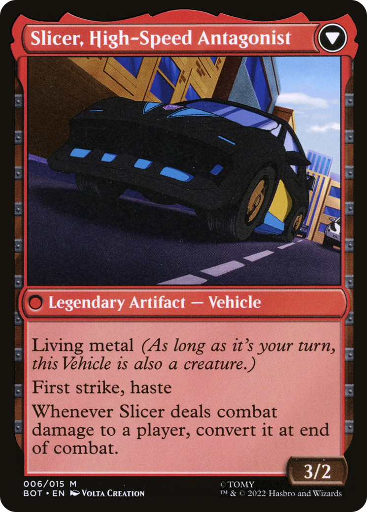 Slicer, Hired Muscle (BOT-006) - Transformers: (convertdfc) Foil