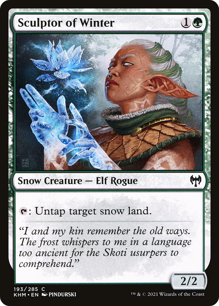 Sculptor of Winter (KHM-193) - Kaldheim: (snow)