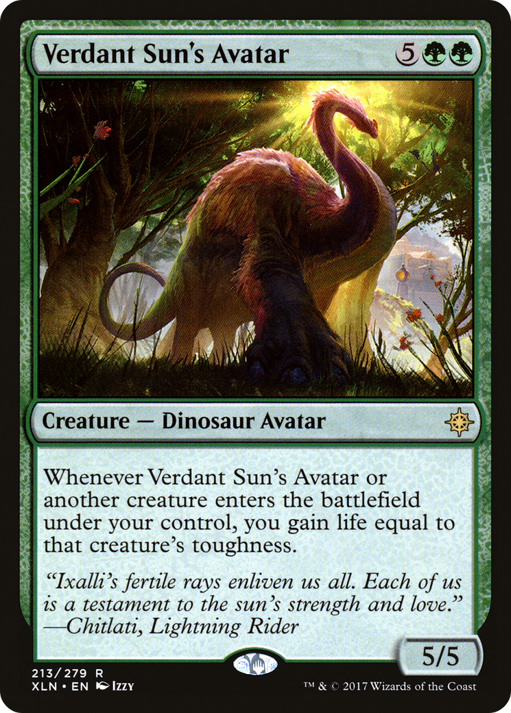 Verdant Sun's Avatar (XLN-213) - Ixalan