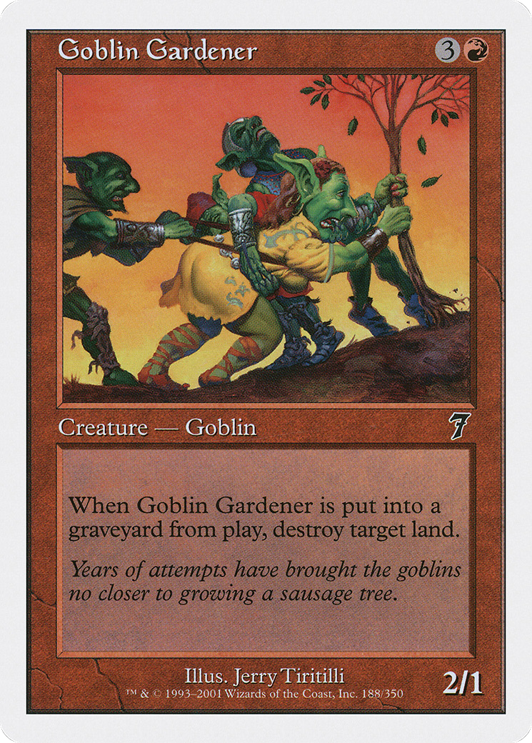 Goblin Gardener (7ED-188) - 7th Edition